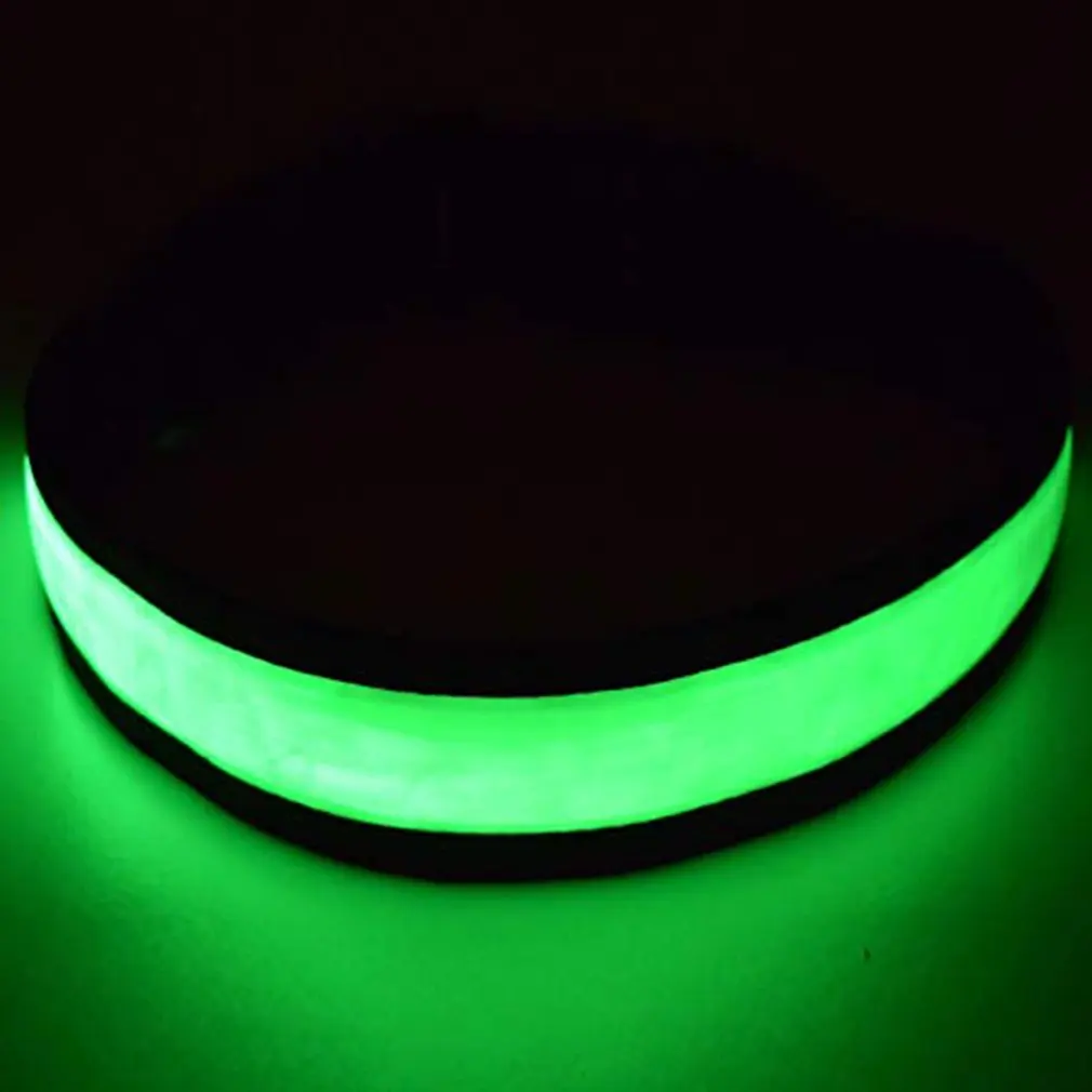 Usb Светоотражающая кожа Led решетка свет воротник решетка ошейник для собаки зарядка через Usb Led решетка свет воротник