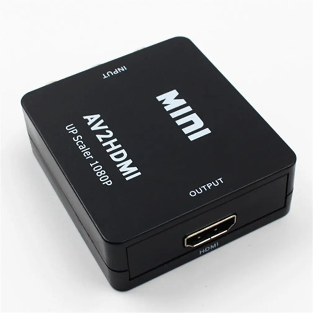 Преобразователь Av в Hdmi Hd Av2Hdmi композитный Cvbs 3Rca 1080P преобразователь адаптер видео