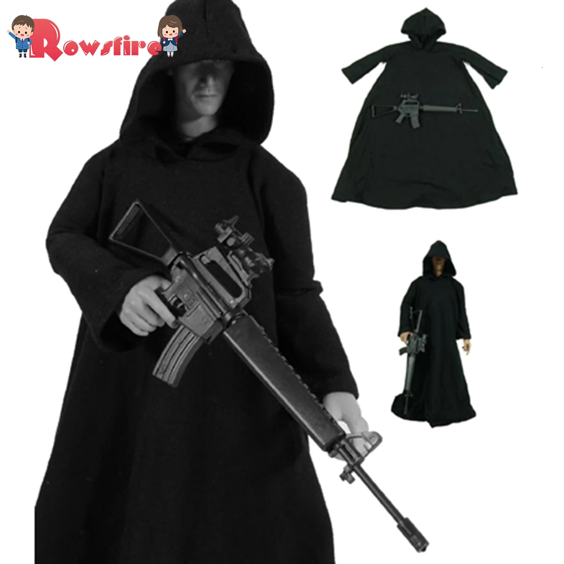 1:6 одежда для солдат плащ для 12 "фигурка модель игрушки аксессуар (только ткань, обратите внимание)
