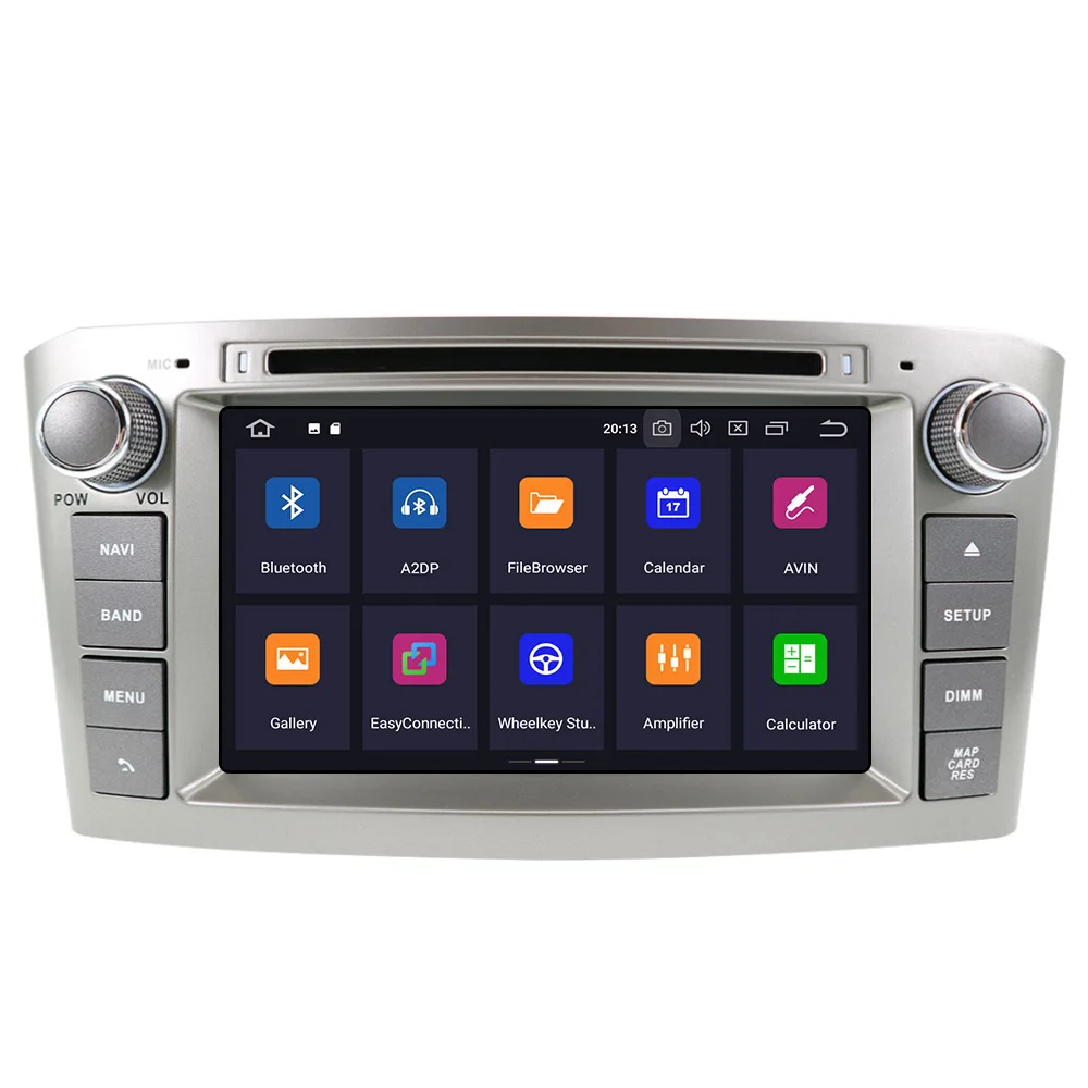 Top Android 9.0 Octa Core Car DVD Player For Toyota Avensis 2002-2008 T250 Car GPS Navigation Stereo multimedia auto headunit Wifi 0