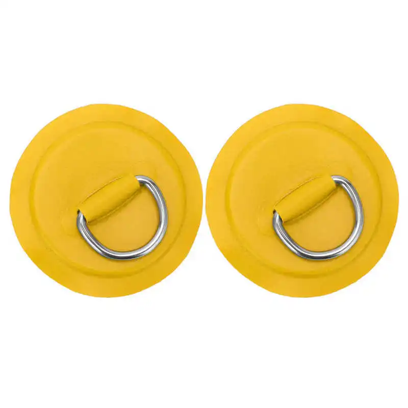 Boat Kayak D Ring Pad Patch PVC Inflatable Boat Raft Dinghy Canoe Surfboard Kayak Tie Down Fitting Surf Board Paddle Patch 2pcs boat patch