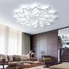 IRALAN Lustre modern led chandeliers lights for living room kitchen bedroom kids' room  dimmable art deco remote control white ► Photo 2/6