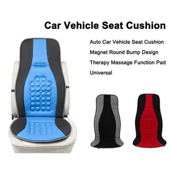 

Auto Car Vehicle Seat Cushion Magnet Round Bump Design Therapy Massage Function Pad Universal