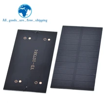 Smart electronics Panel słoneczny 1W 5V elektroniczny DIY mały Panel słoneczny dla telefon komórkowy ładowarka lampa domowa zabawki itp ogniw słonecznych