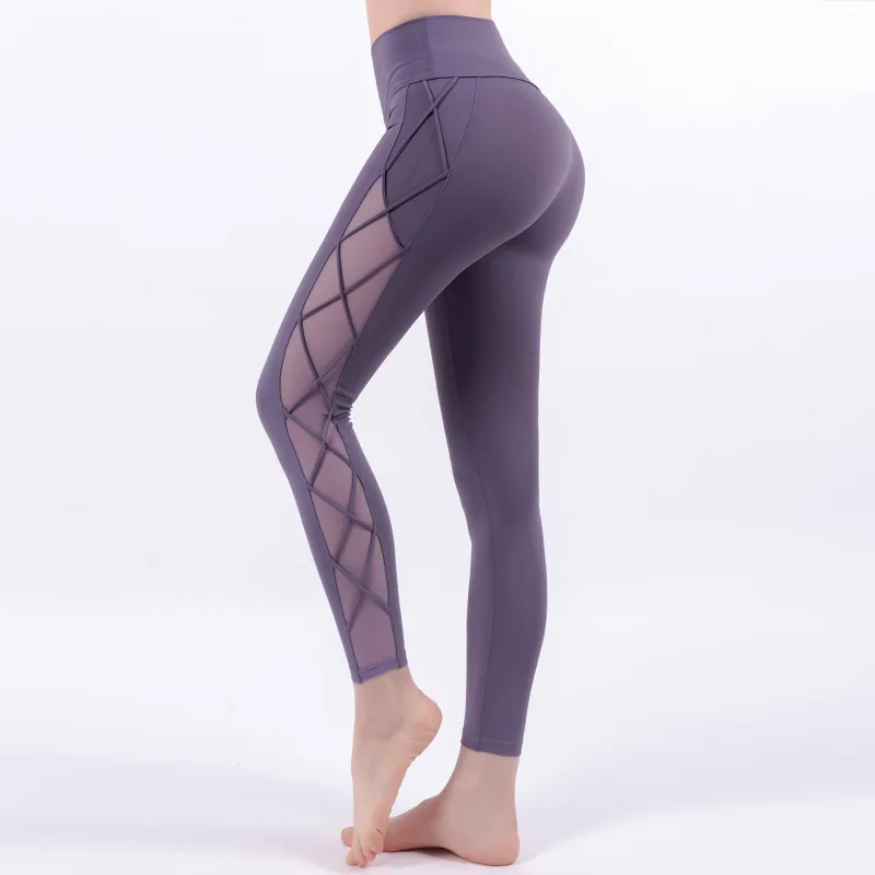 Calzamaglia Da Donna Fitness Yoga Pantaloni Vita Alta Leggings Sportivi Senza Cuciture Push Up Leggins Palestra Allenamento Abbigliamento Ragazza Legg