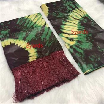 

STILL FLY latest bazin riche brocade 2019 nouveau hot selling tissu african tie dry fabric bazin riche brocade lace 5+2yard/lot