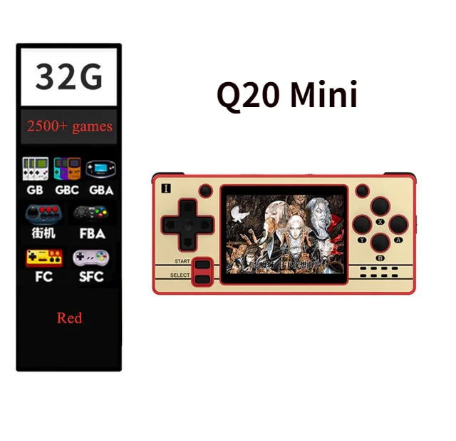 Anbernic RG300X Retro Portable Game Console Video Game Player For PS1 Game Support HD Out 128g 18000 Games Kids Gift VS Q20 mini 