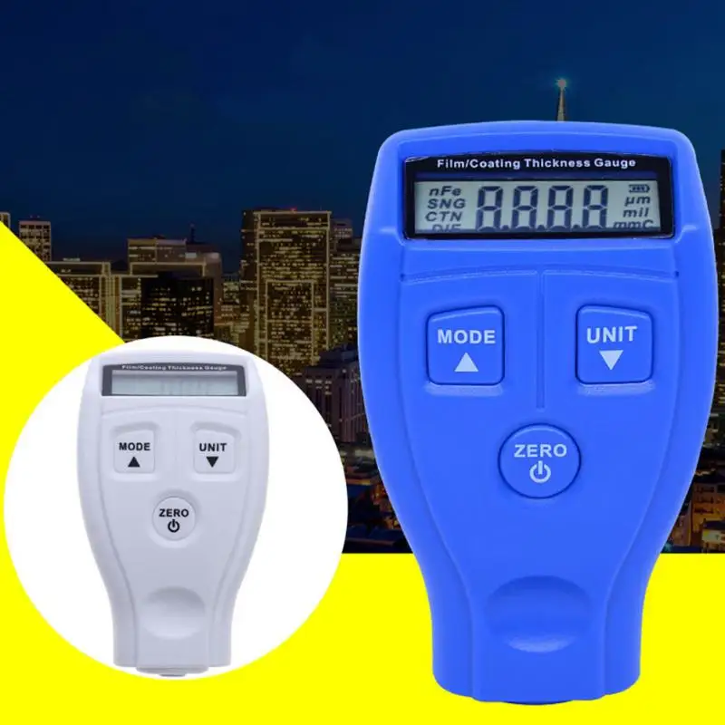 

New Portable Paint Film Meter Tester Coating Measure Thickness Gauge Digital Portable Mini Thickness Gauge Tester