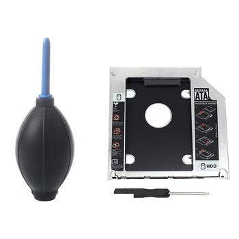 

1Pcs Rubber Air Dust Blower Cleaner Pump for Removing Dust Off Camera Lens S6 & 1Pcs Hard Drive Caddy Tray 9.5Mm Universal SATa