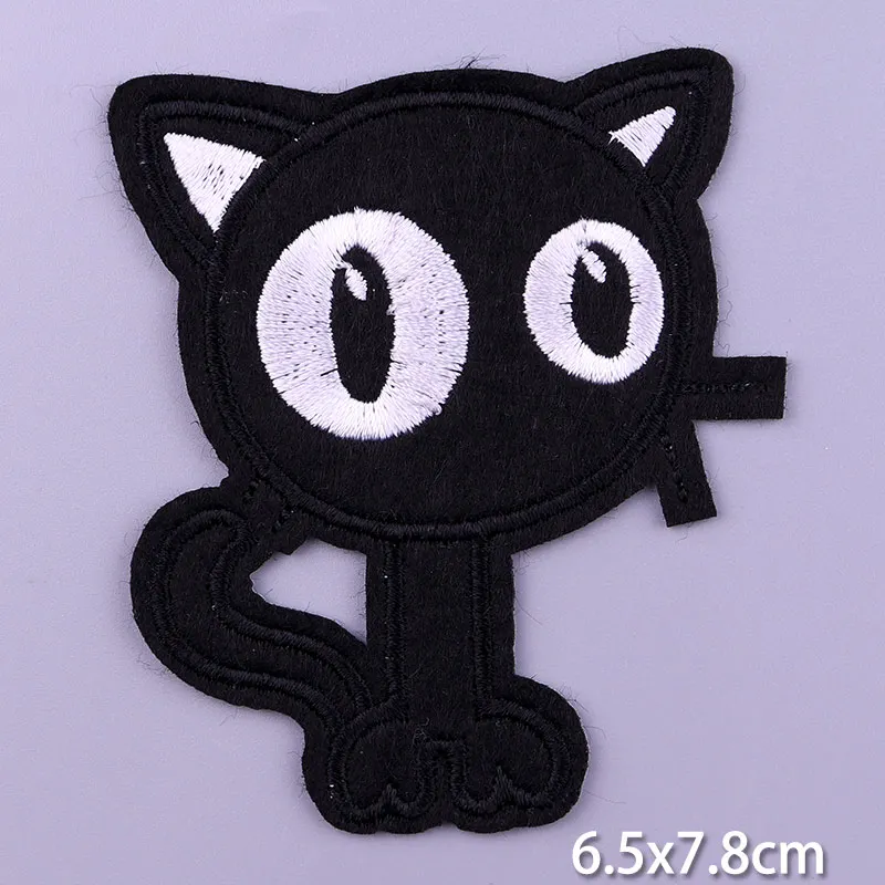 DIY Cartoon Cat Dog Patches On Clothes Animal Patch Unicorn Letter Embroidered Patch Iron On Patches For Clothing Stickers Badge