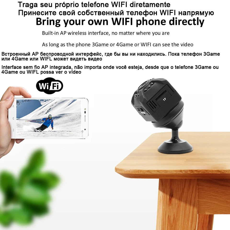 Wi-Fi HD Micro Home Wireless Video CCTV Mini Security Surveillance with Wifi IP Camera Cam Camara for Phone DVR IPcamera Pet Dog