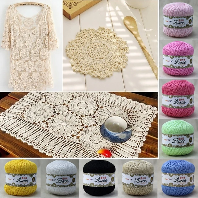 Crochet Thread Size 10 Yarn for Hand Knitting Crochet Yarn and Lace Yarn  for Knitting - AliExpress