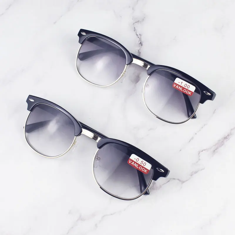 Женские солнцезащитные очки для близорукости круглые оправы для очков мужские готовые очки для близорукости-0,5 1,0 1,50-6,00 Женские солнцезащитные очки для близорукости круглые оправы для очков мужские готовые очки для близорукости-0,5 1,0 1,50-6,00