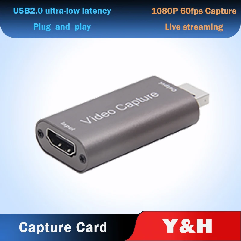 Карта видеозахвата Y &amp H USB 3 0 HDMI-совместимый видеорегистратор записывающая