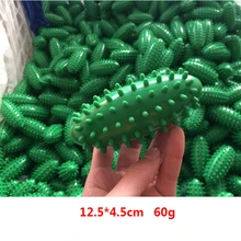 Массажный фитнес-йога Овальный Шипованный мяч 12,5 см* 4,5 см спортивный массажер для тела Мягкий роллбол для домашнего спортзала эллиптические шарики забота о здоровье