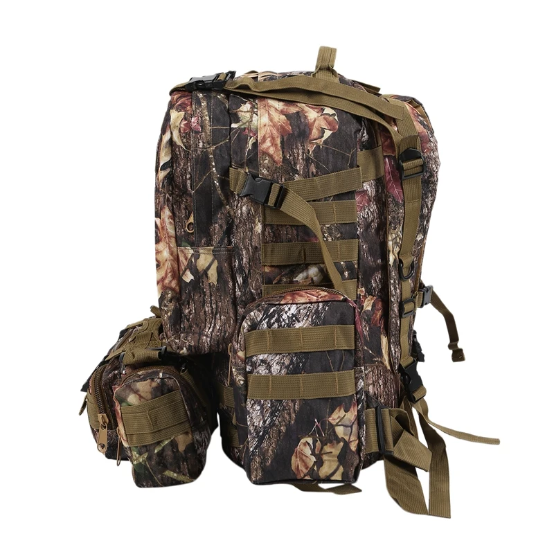 4 в 1 Открытый Molle рюкзак Многофункциональный Кемпинг Рюкзак Сумка для кемпинга Пешие прогулки путешествия Альпинизм Охота