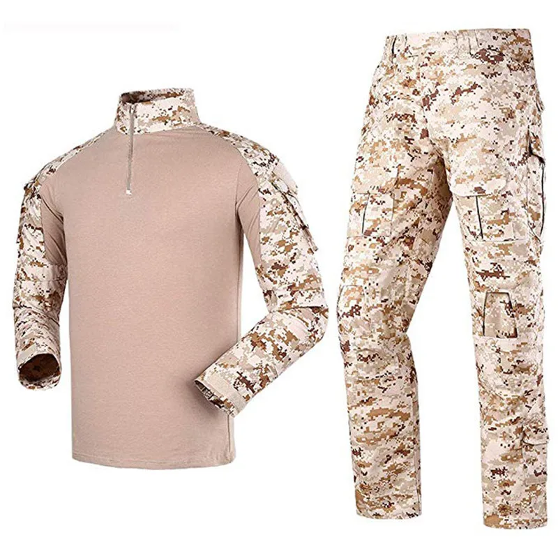 Для мужчин Военная Униформа Airsoft Пейнтбол BDU форма боевой Frog армейские