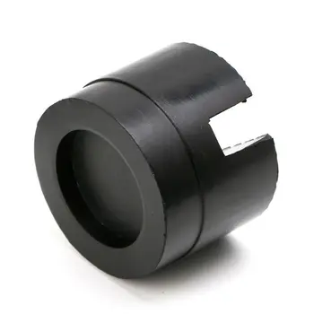 

Slotted Rubber Pads Frame Hydraulic Jack Disk 2 Ton Black Lifts Metal 2Pcs