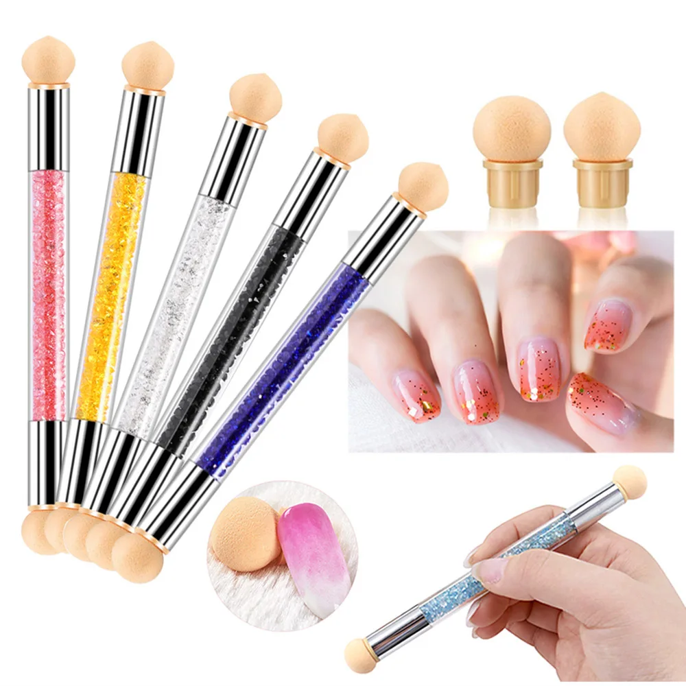 Two Way Nail Art Pen And Brush Review Indian Makeup And Beauty Blog | Yaju Nail  Art Double Nail Sponge Brush Tool Pen (white) 