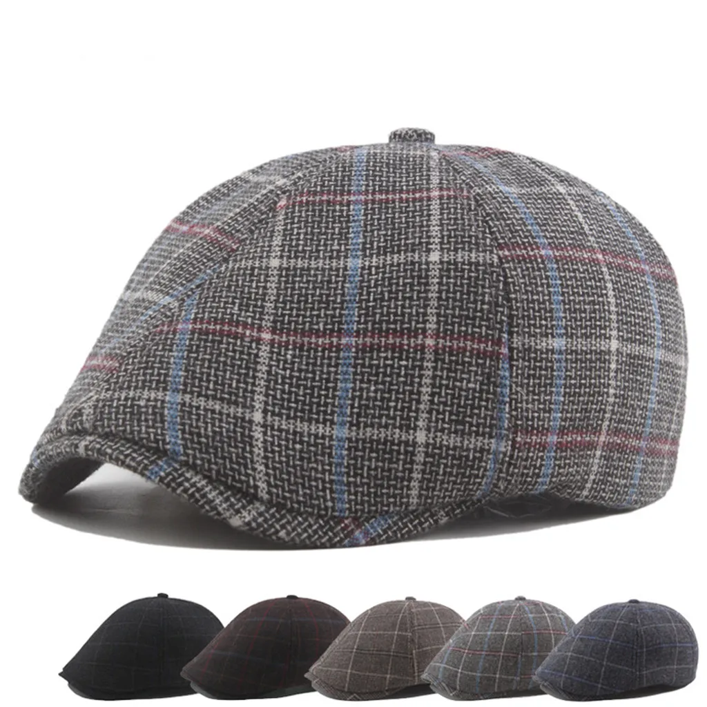 2019 новый бренд осень зима Модные мужские береты Британский западный стиль