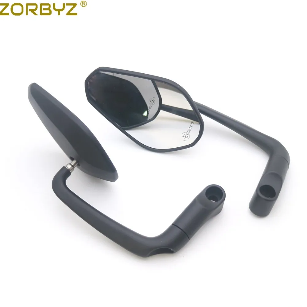 ZORBYZ мотоцикл черный l-бар боковое зеркало заднего вида для Honda GN/CG125 кафе гонщик на заказ