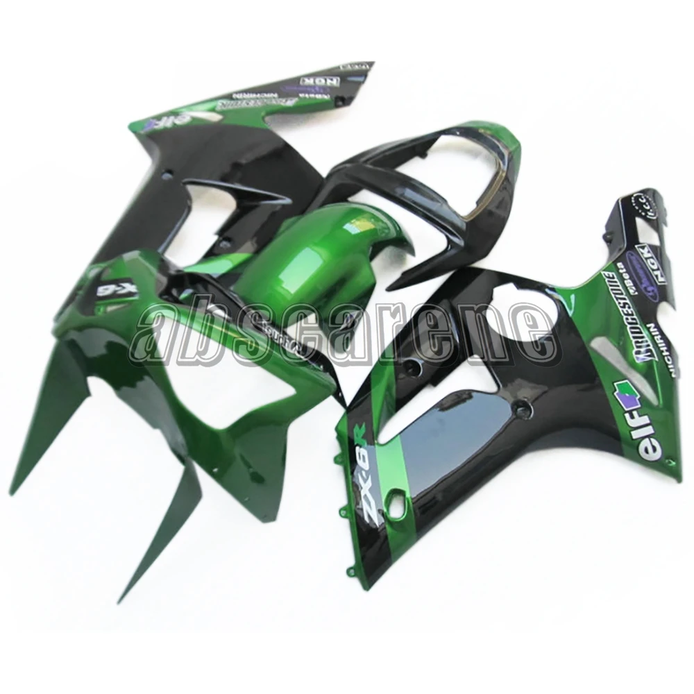 Полный комплект обтекателя для Kawasaki ZX6R ZX-6R 2003 2004 03 04 ABS пластиковые детали