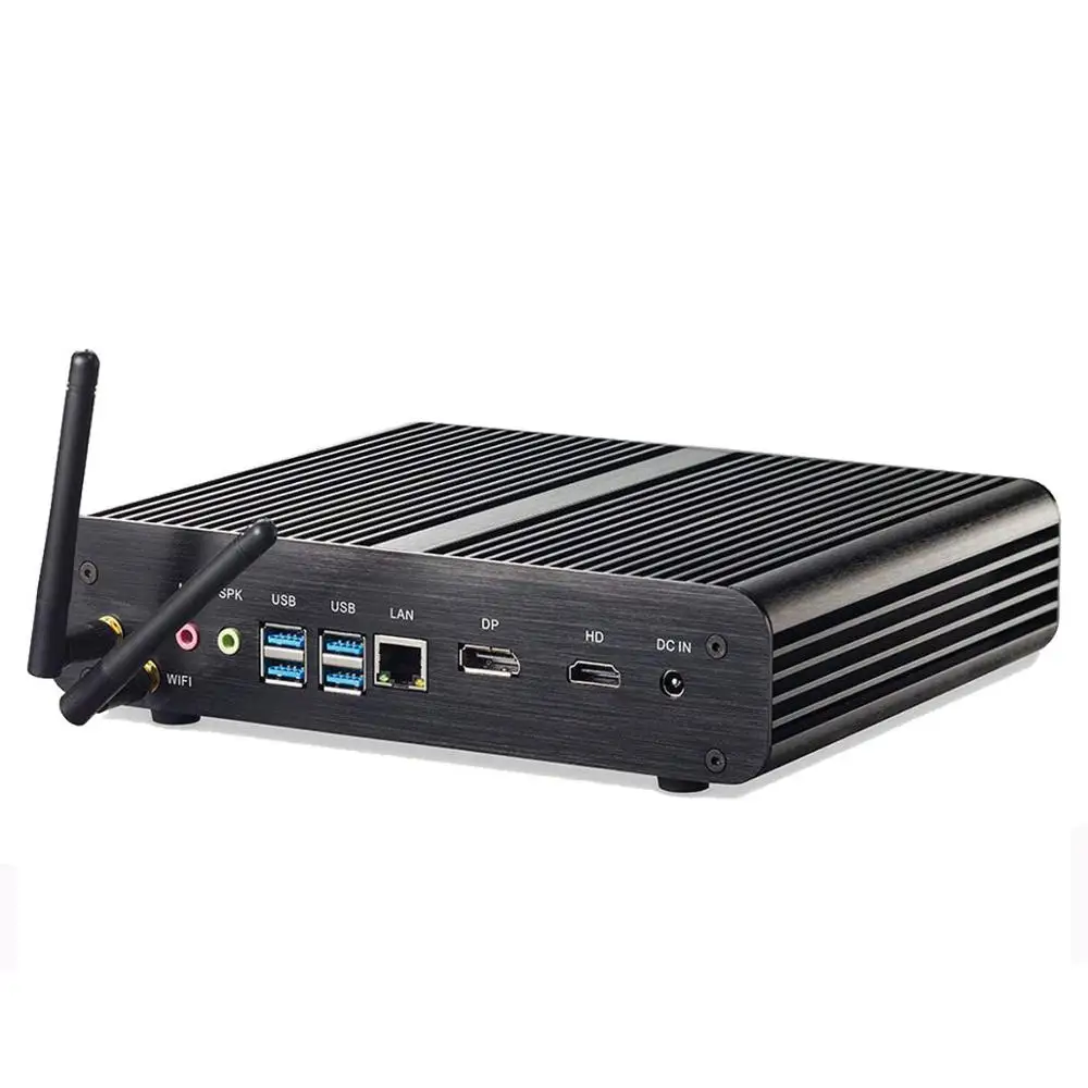 Игровой ПК Topton Nuc Безвентиляторный Компьютер Intel Core i7 8565U 8550U 4 ядра 8 потоков 2 * DDR4 M.2