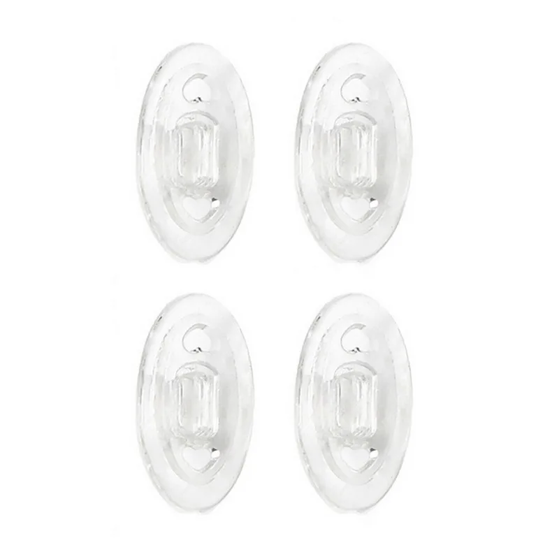2 Pairs of Nose Pads SmartVLT 2 пары Хрустальный прозрачный резиновый нос колодки Замена для Оукли истца квадратные солнечные очки - Цвет: 2 Pairs of Nose Pads