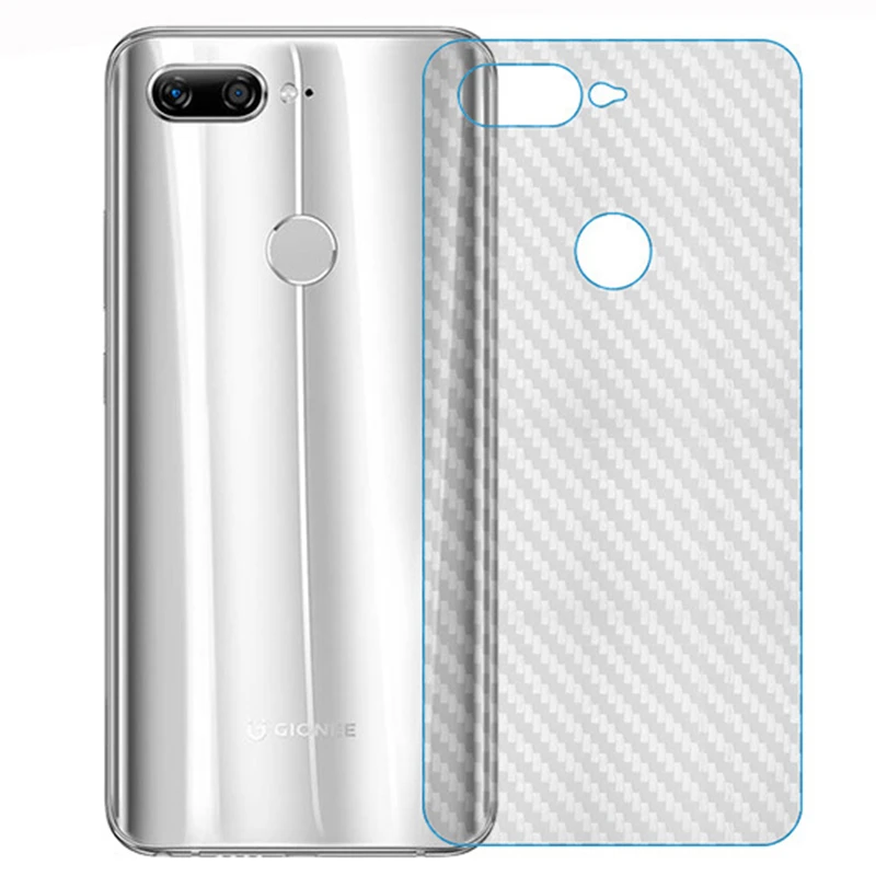 3D карбоновая защитная пленка на заднюю панель для Gionee S11 S11S F6 M7 Plus 3 H мягкая