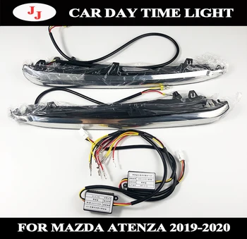 

For Atenza 2019 2020 Day light Blue white Car light accessory led for Atenza DRL with turn light car lamp day time running light
