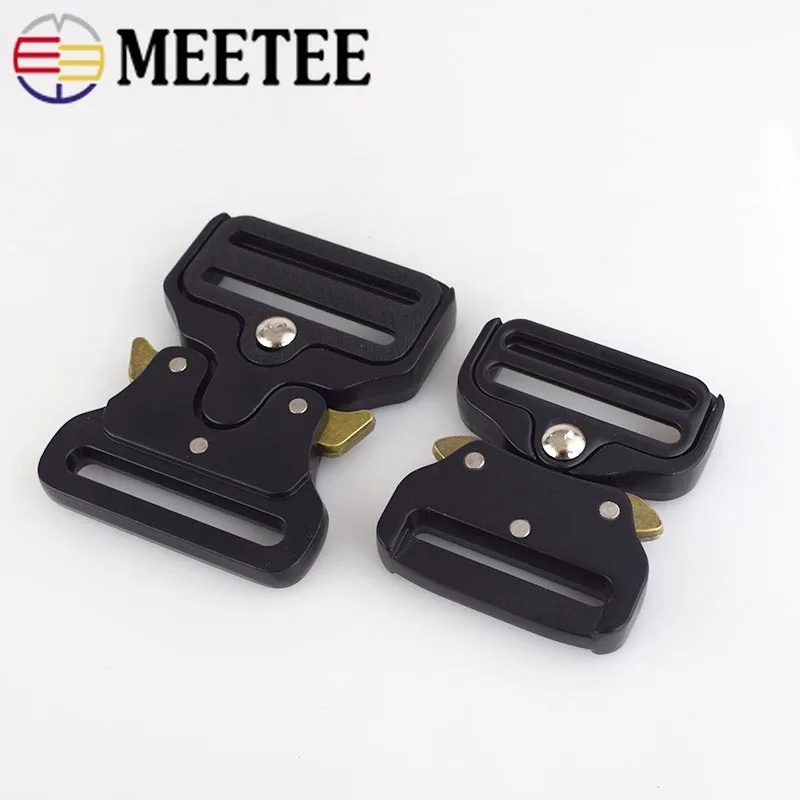 Quick Side Release Metal Strap Buckles For Webbing Bags Luggage Accessories WGG6 