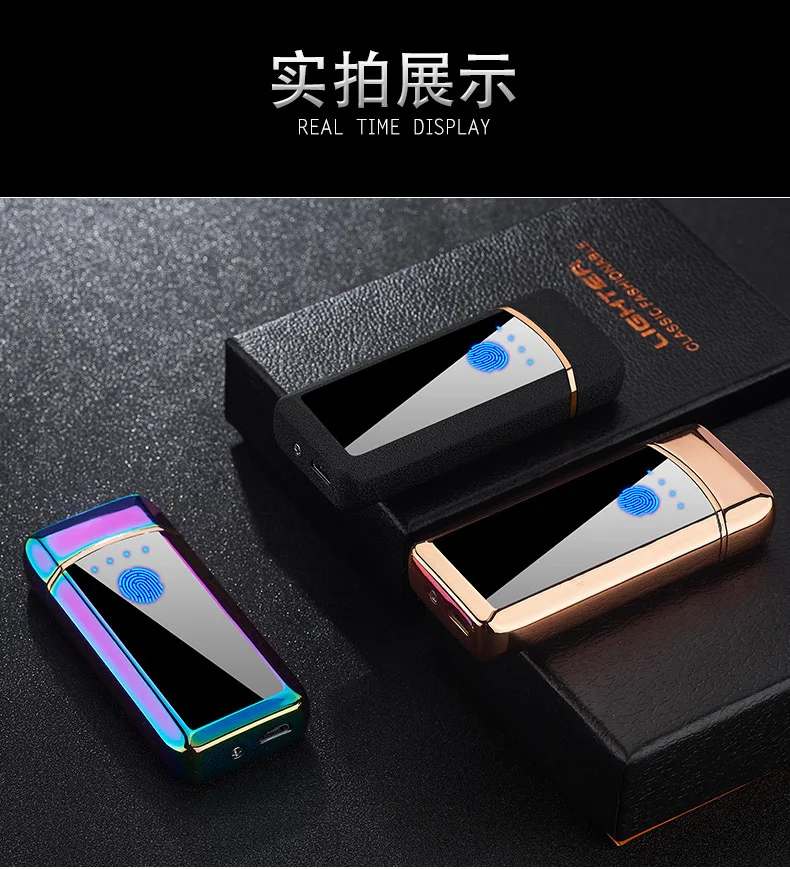 Plasma Lighter Electronic Lighter Cigarette Lighter For Smoking Usb Charge Double Arc
