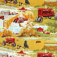 Наполовину ярдовая однотонная хлопковая ткань с Северными европейскими пастбищными принтами, ручная работа, сделай сам, ткань для украшения одежды, хлопок, CR-199