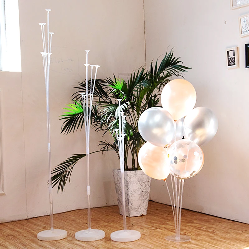 

7/10 tube balloon stand birthday balloons arch stick holder wedding decor baloon globos birthday party decorations kids ballon