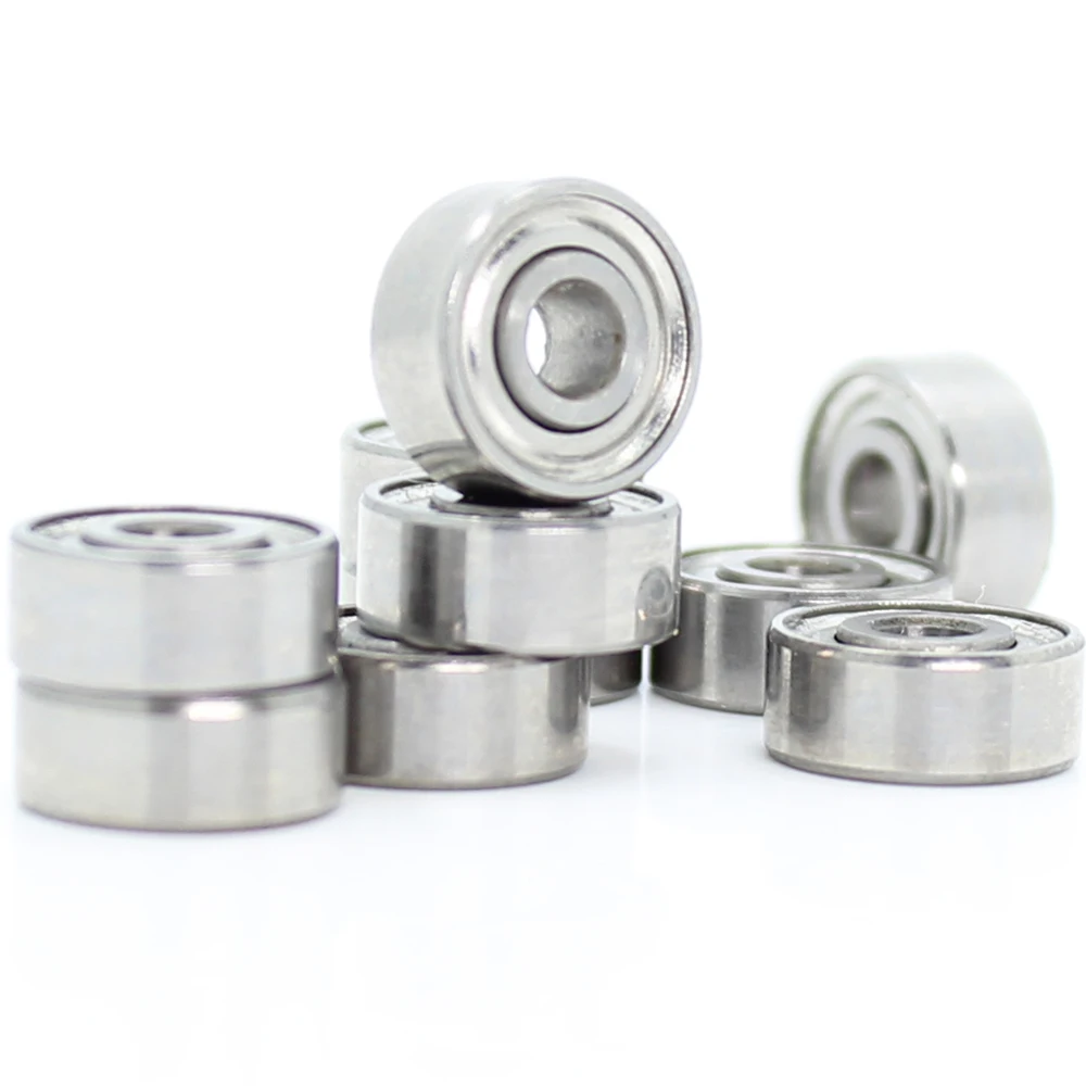 

R2ZZ ABEC-1 (100PCS) 1/8"x3/8"x5/32" inch Miniature Ball Bearings RC Models