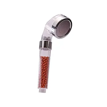 

Shower Bath Head Adjustable High Pressure Stone Stream Handheld Shower Head With Negative Ion Activated Ceramic Balls