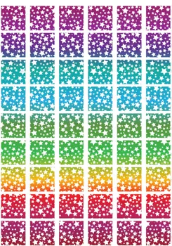 

Star Sugar Stamp Transfer Sheet Meringues Cake Decoration, A4 Size Chocolate Transfer Sheet Idea Printing Paper For Cake