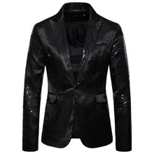 Adisputent, брендовый мужской костюм с блейзером, длинный рукав, Повседневная рубашка на пуговицах, для дискотеки, вечерние, для сцены, для мужчин, s, блестящий металлик, для ночного клуба