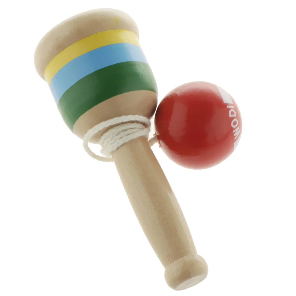 Деревянный шар Kendama и Кубок мастерство игры традиционные японские игрушка