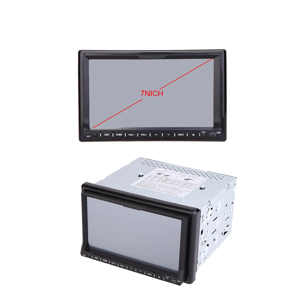 

Universal Double 2 Din Car DVD player GPS Navigation in Dash 7'' Car Autoradio Video/Mutimedia Player Car PC Stereo audio player