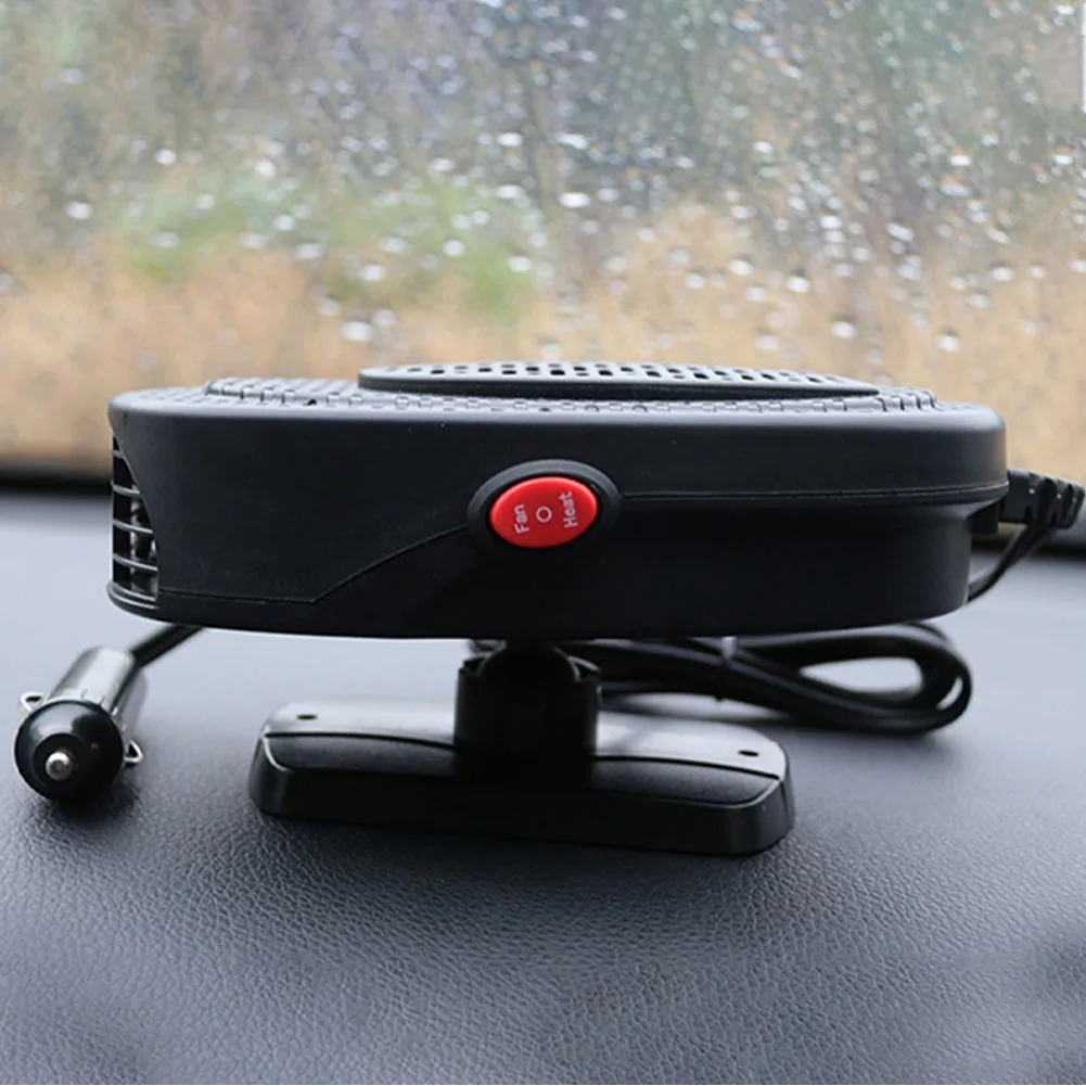 2 в 1 низкий уровень шума ABS автомобильный нагреватель самоклеющийся регулируемый портативный автомобильный туманоразрядник стабильный энергосберегающий Универсальный - Название цвета: 24V