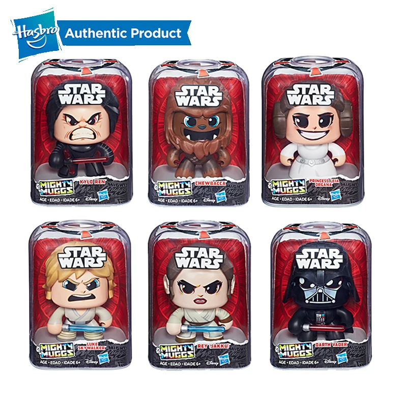 Hasbro Mighty Muggs Stormtrooper Дарт Вейдер принцесса Leia Organa 3 мимика Коллекционная фигурка
