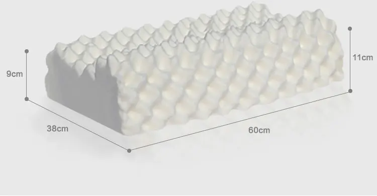 Ортопедическая подушка из натурального латекса, Ортопедическая подушка для сна, контур, сообщение, уход за шеей и головой, специальная Ортопедическая подушка с эффектом памяти