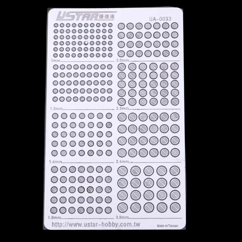 Collectible Modelers DIY Etching Detail Add On Parts Round for Gundam Action Figure #2