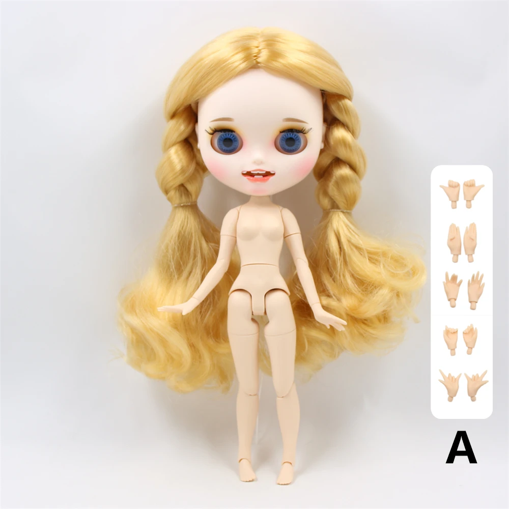 Fortune Days 1/6 bjd кукла шарнирное тело белая кожа Новое матовое лицо smail лицо мягкие вьющиеся волосы с бровями блеск для губ SD Подарочная игрушка - Цвет: like a picture