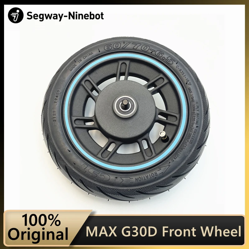 Ruota Anteriore Originale Per Ninebot Max G30D Kickscooter Smart Electric Scooter Skateboard Ninebot Sostituzioni Ruota Anteriore