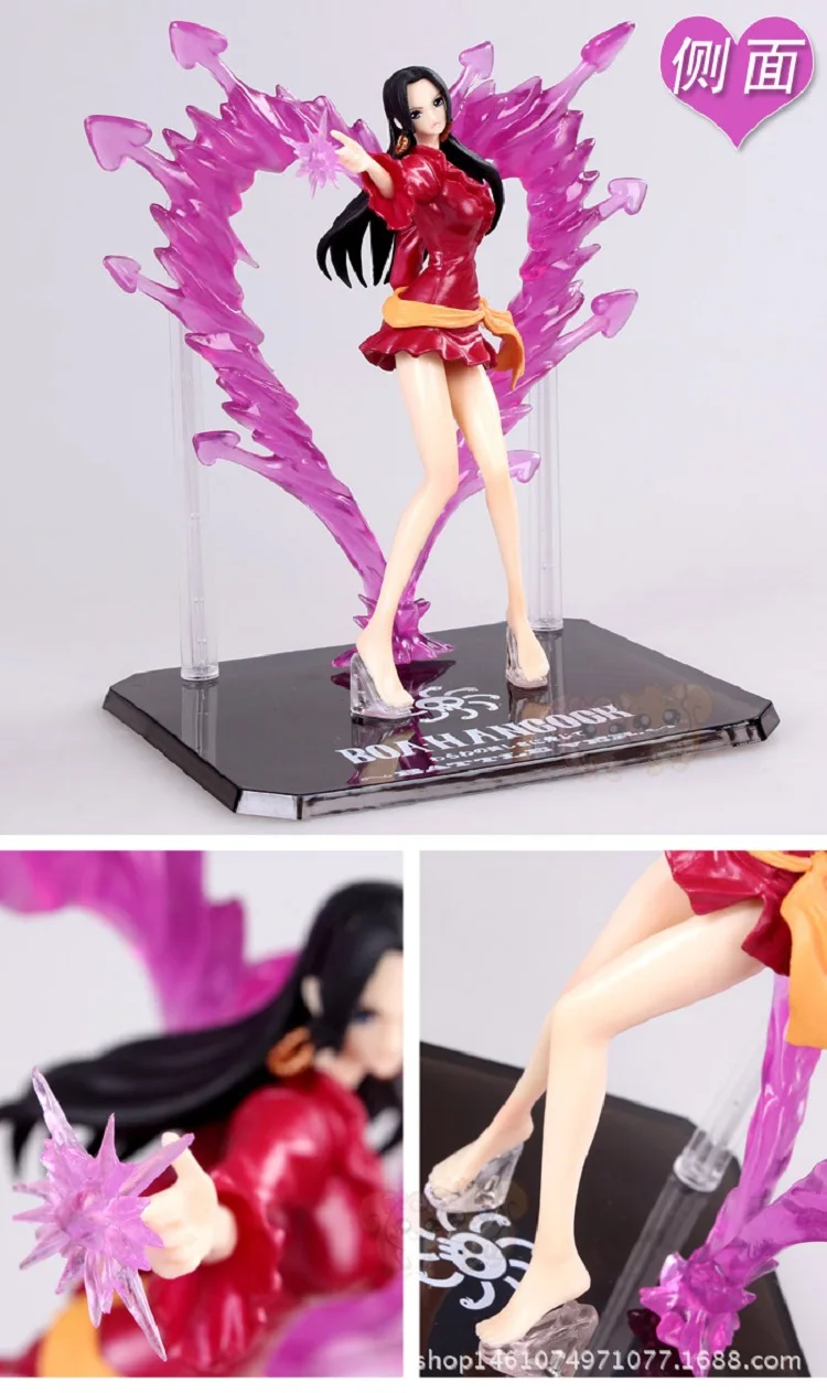 

17cm Anime Figure ONE PIECE Qiwuhai Battle Empress BoaÂ·Hancock PVC Action Figure Collection Model Toys Gifts