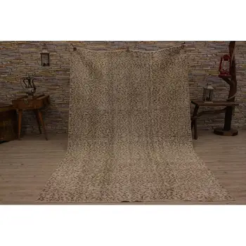 

Beige Classic Design Handmade Rug, Home Gift Idea, Decorative Rug Natural Rug, Beige Rug 2309