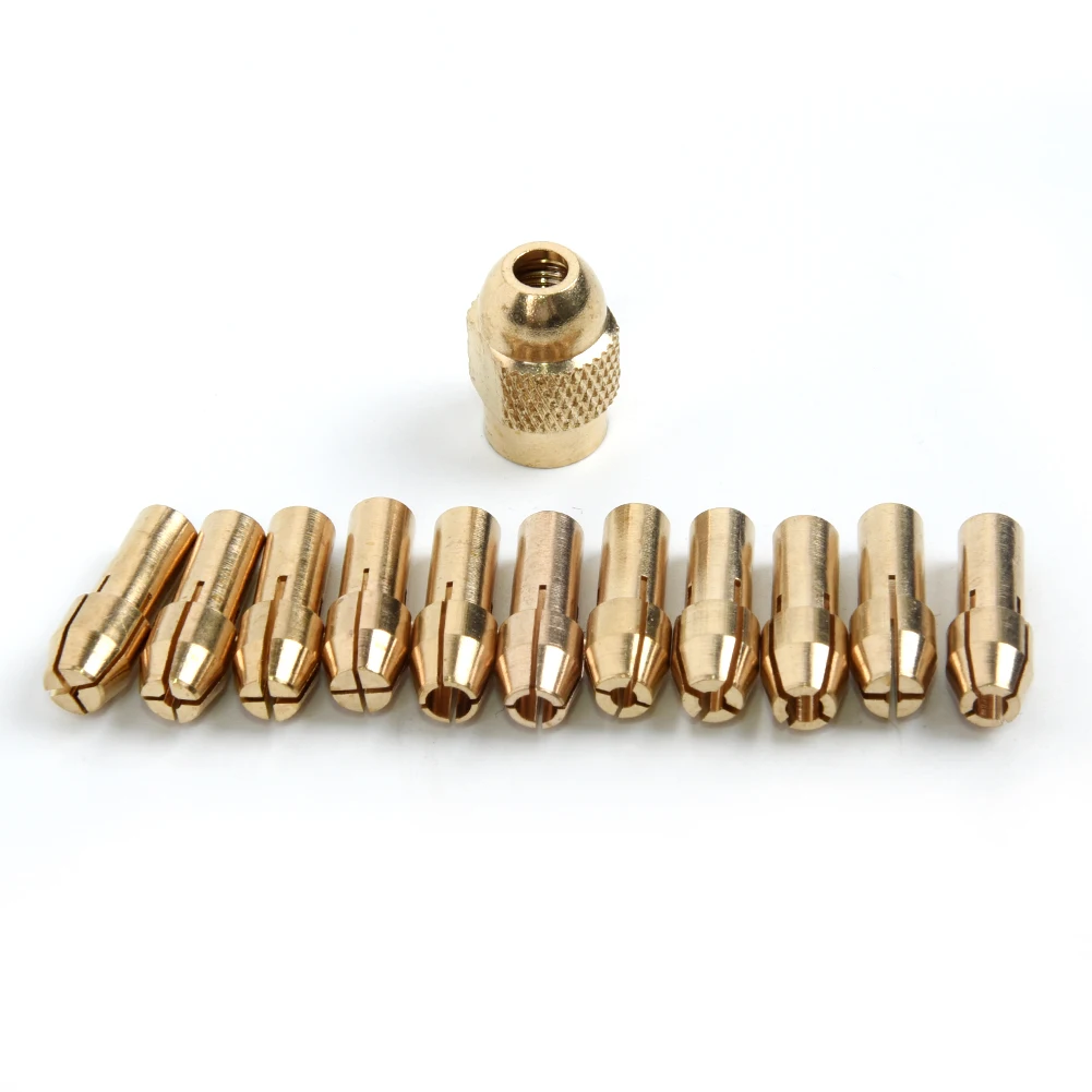 Латунь цанговый патрон 0,5/0,8/1,0/1/+ 2/1.6.2mm+ M8* 0,75 вращающихся инструментов поставки