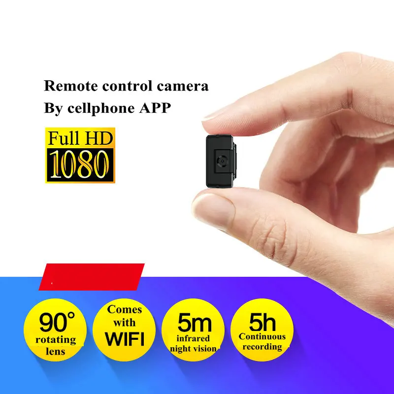Мини wifi камера беспроводная ночного видения 1080P видеокамера маленькая микро DVR